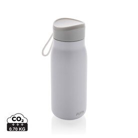 Avira Ain 150ml Reiseflasche aus RCS rec. Stainless-Steel weiß bedrucken, Art.-Nr. P438.053