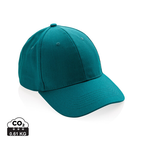 Impact 6 Panel Kappe aus 280gr rCotton mit AWARE™ Tracer verdigris bedrucken, Art.-Nr. P453.467