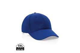 Impact 6 Panel Kappe aus 280gr rCotton mit AWARE™ Tracer blau bedrucken, Art.-Nr. P453.305