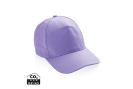 Impact 5 Panel Kappe aus 280gr rCotton mit AWARE™ Tracer lavender bedrucken, Art.-Nr. P453.470