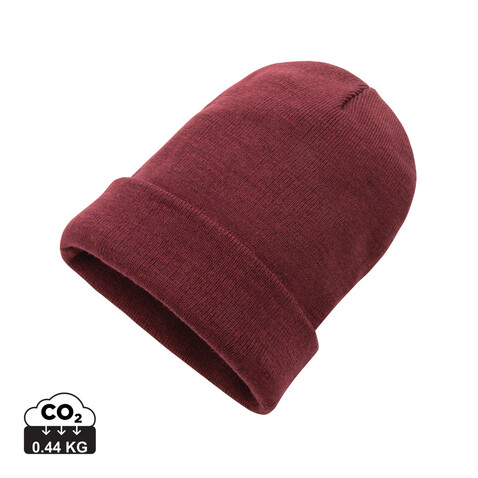 Impact Polylana® Beanie mit AWARE™ Tracer rot bedrucken, Art.-Nr. P453.344