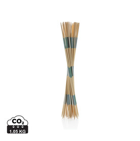 Giant Mikado-Set aus Bambus braun bedrucken, Art.-Nr. P453.559