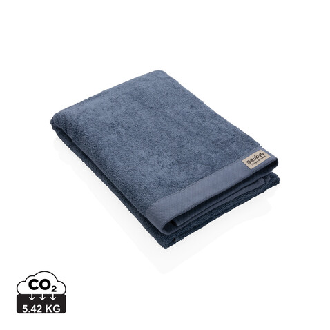 Ukiyo Sakura AWARE™ 500gr/m² Badetuch 70 x 140cm blau bedrucken, Art.-Nr. P453.825