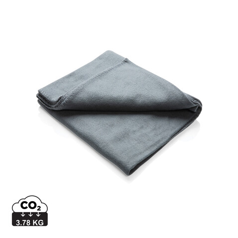 Fleece-Decke im Etui anthrazit bedrucken, Art.-Nr. P459.062