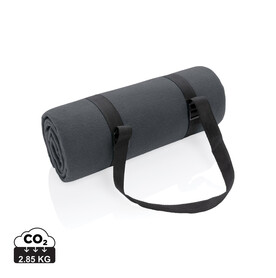 Impact AWARE™ RPET Picknickdecke anthrazit bedrucken, Art.-Nr. P459.072