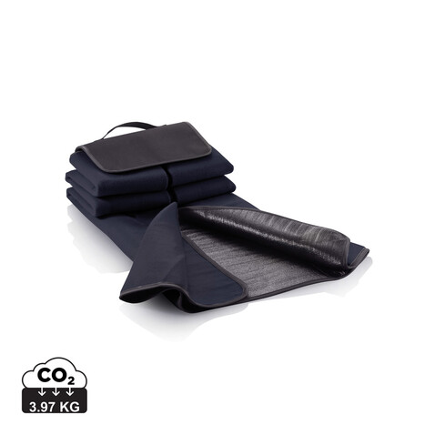 Picknickdecke navy blau bedrucken, Art.-Nr. P459.095