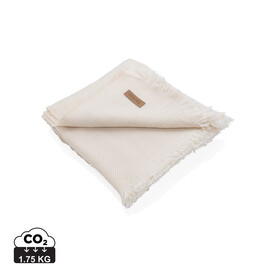 Ukiyo Aware™ Polylana® gewebte Decke 130x150cm off white bedrucken, Art.-Nr. P459.100