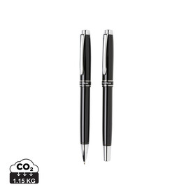 Heritage Schreibset schwarz, silber bedrucken, Art.-Nr. P610.460 Heritage Schreibset schwarz, silber bedrucken, Art.-Nr. P610.460