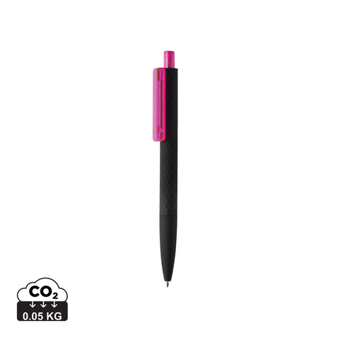 X3-Black mit Smooth-Touch rosa, schwarz bedrucken, Art.-Nr. P610.979