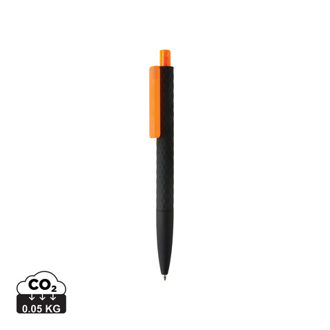 X3-Black mit Smooth-Touch orange, schwarz bedrucken, Art.-Nr. P610.978