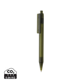 GRS rPET X8 transparenter Stift grün bedrucken, Art.-Nr. P611.077 GRS rPET X8 transparenter Stift grün bedrucken, Art.-Nr. P611.077