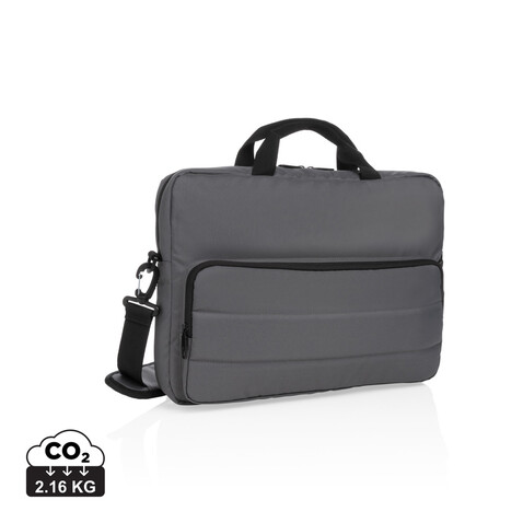 Impact AWARE™ RPET 15,6" Laptop-Tasche anthrazit bedrucken, Art.-Nr. P730.042 Impact AWARE™ RPET 15,6" Laptop-Tasche anthrazit bedrucken, Art.-Nr. P730.042