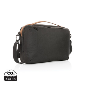 Impact AWARE™ 300D Two-Tone Deluxe 15.6" Laptop-Tasche schwarz bedrucken, Art.-Nr. P732.181 Impact AWARE™ 300D Two-Tone Deluxe 15.6" Laptop-Tasche schwarz bedrucken, Art.-Nr. P732.181