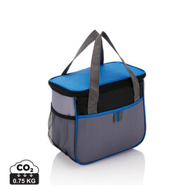 Basic Kühltasche blau, grau bedrucken, Art.-Nr. P733.030