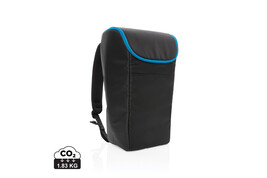 Explorer Outdoor Kühltasche schwarz, blau bedrucken, Art.-Nr. P733.091