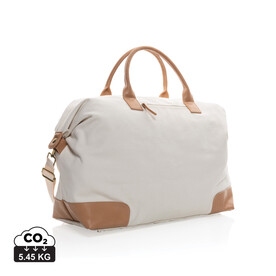 Impact AWARE™ 16 oz. rCanvas große Wochenendtasche off white bedrucken, Art.-Nr. P760.250