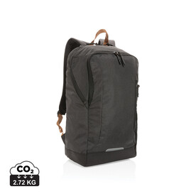 Impact AWARE™ Urban Outdoor Rucksack schwarz bedrucken, Art.-Nr. P762.051