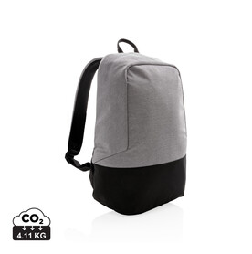 RFID Anti-Diebstahl-Rucksack, PVC-frei grau, schwarz bedrucken, Art.-Nr. P762.482 RFID Anti-Diebstahl-Rucksack, PVC-frei grau, schwarz bedrucken, Art.-Nr. P762.482