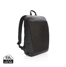 Madrid Anti-Diebstahl RFID USB Laptop-Rucksack schwarz, schwarz bedrucken, Art.-Nr. P762.511 Madrid Anti-Diebstahl RFID USB Laptop-Rucksack schwarz, schwarz bedrucken, Art.-Nr. P762.511