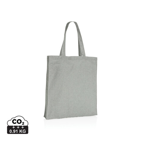 Impact AWARE™ recycelte Baumwolltasche 145gr mit Boden grau bedrucken, Art.-Nr. P762.642 Impact AWARE™ recycelte Baumwolltasche 145gr mit Boden grau bedrucken, Art.-Nr. P762.642