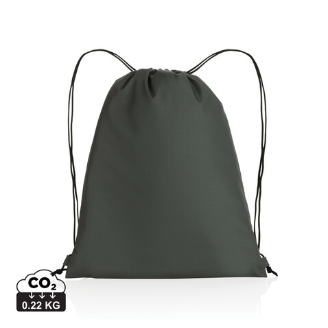 Impact AWARE™ RPET 190T Sportbeutel anthrazit bedrucken, Art.-Nr. P762.682