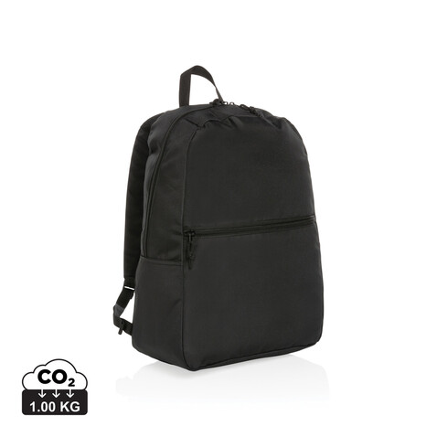 Impact AWARE™ RPET Basic Rucksack schwarz bedrucken, Art.-Nr. P762.731 Impact AWARE™ RPET Basic Rucksack schwarz bedrucken, Art.-Nr. P762.731