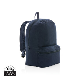 Impact Aware™ 285g/m² rCanvas-Rucksack, ungefärbt navy blau bedrucken, Art.-Nr. P762.985