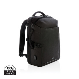 Swiss Peak AWARE™ XXL Wochenend-Reiserucksack schwarz bedrucken, Art.-Nr. P763.141