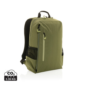 Impact AWARE™ Lima 15.6" RFID Laptop-Rucksack grün, grün bedrucken, Art.-Nr. P763.157 Impact AWARE™ Lima 15.6" RFID Laptop-Rucksack grün, grün bedrucken, Art.-Nr. P763.157
