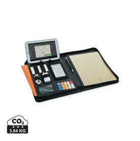 Essential Tech Portfolio mit Reißverschluss schwarz bedrucken, Art.-Nr. P772.621 Essential Tech Portfolio mit Reißverschluss schwarz bedrucken, Art.-Nr. P772.621