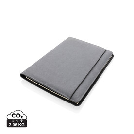 A4 Portfolio aus PU grau bedrucken, Art.-Nr. P774.192 A4 Portfolio aus PU grau bedrucken, Art.-Nr. P774.192