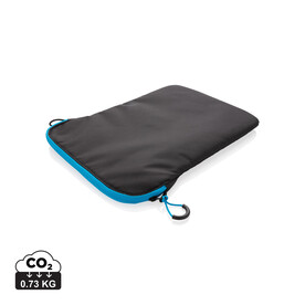 15.4&amp;quot; Laptop-Sleeve PVC frei schwarz, blau bedrucken, Art.-Nr. P788.021