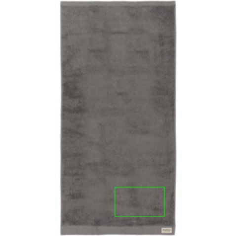 Ukiyo Sakura AWARE™ 500gr/m² Badetuch 50 x 100cm anthrazit bedrucken, Art.-Nr. P453.810