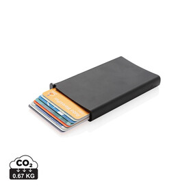 Aluminium RFID Kartenhalter schwarz bedrucken, Art.-Nr. P820.041 Aluminium RFID Kartenhalter schwarz bedrucken, Art.-Nr. P820.041