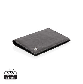 RFID Anti-Skimming Ausweismappe schwarz bedrucken, Art.-Nr. P820.430