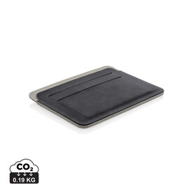 Quebec RFID Kartenhalter schwarz, grau bedrucken, Art.-Nr. P820.671