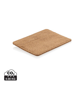 Kork RFID Slim-Wallet braun bedrucken, Art.-Nr. P820.879