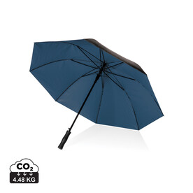27" Impact AWARE™ RPET 190T Pongee Bi-Color Auto-Open-Schirm blau bedrucken, Art.-Nr. P850.675 27" Impact AWARE™ RPET 190T Pongee Bi-Color Auto-Open-Schirm blau bedrucken, Art.-Nr. P850.675