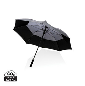 27&amp;quot; Impact AWARE™ RPET 190T Auto-Open Stormproof-Schirm anthrazit bedrucken, Art.-Nr. P850.682