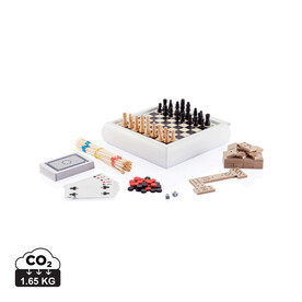5-in-1 Spieleset weiß bedrucken, Art.-Nr. P940.253 5-in-1 Spieleset weiß bedrucken, Art.-Nr. P940.253