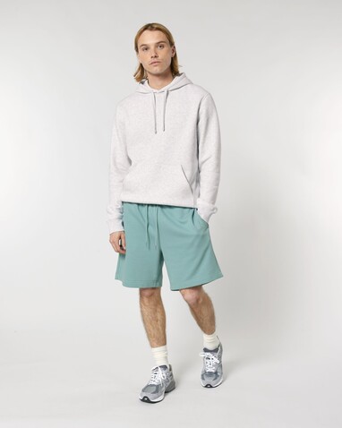 Trainer 2.0 - Die Unisex-Joggingshorts aus French Terry - Teal Monstera - XL bedrucken, Art.-Nr. STBU186C0601X