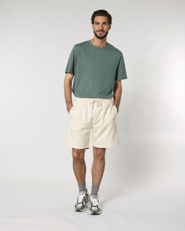 Trainer 2.0 - Die Unisex-Joggingshorts aus French Terry - Natural Raw - L bedrucken, Art.-Nr. STBU186C0541L