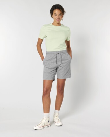 Trainer 2.0 - Die Unisex-Joggingshorts aus French Terry - Heather Grey - S bedrucken, Art.-Nr. STBU186C2501S
