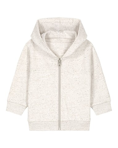 Baby Connector - Der Baby-Zip-Hoodie - Eco Heather - 12-18 m/80-86cm bedrucken, Art.-Nr. STSB105C147B3