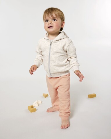 Baby Connector - Der Baby-Zip-Hoodie - Eco Heather - 12-18 m/80-86cm bedrucken, Art.-Nr. STSB105C147B3