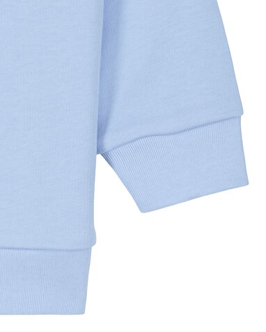 Baby Connector - Der Baby-Zip-Hoodie - Blue Soul - 6-12 m/68-80cm bedrucken, Art.-Nr. STSB105C149B2