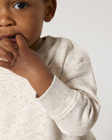 Baby Changer - Das Iconic Baby-Rundhals-Sweatshirt - Eco Heather - 12-18 m/80-86cm bedrucken, Art.-Nr. STSB920C147B3