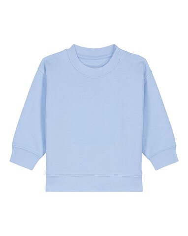Baby Changer - Das Iconic Baby-Rundhals-Sweatshirt - Blue Soul - 6-12 m/68-80cm bedrucken, Art.-Nr. STSB920C149B2