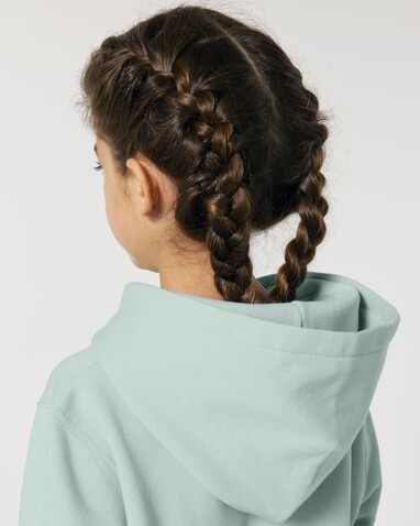 Mini Cruiser 2.0 - Der Iconic Kinder-Hoodie - Caribbean Blue - 5-6/110-116cm bedrucken, Art.-Nr. STSK180C72405