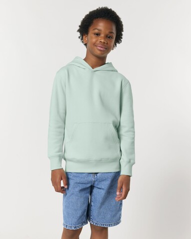 Mini Cruiser 2.0 - Der Iconic Kinder-Hoodie - Caribbean Blue - 5-6/110-116cm bedrucken, Art.-Nr. STSK180C72405